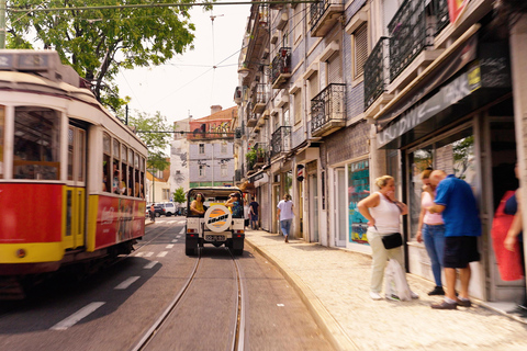 LISBON HALF DAG in een Vintage Jeep met proeverijen van eten en drinken