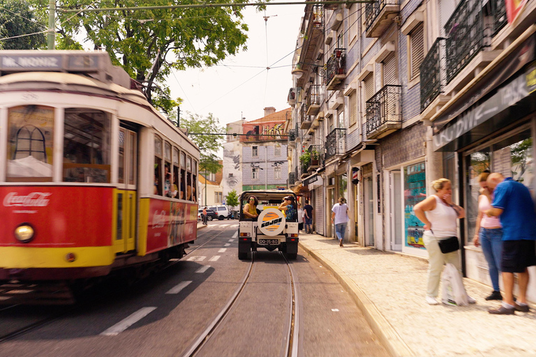 LISBON HALF DAG in een Vintage Jeep met proeverijen van eten en drinken