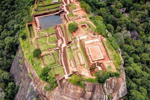Sigiriya Rock, Dambulla Cave & Cart Rides One Day Trip Luxury Tour from Colombo, Negombo or Mount Lavinia