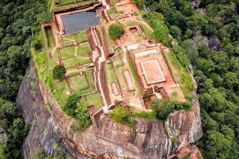 Sigiriya Rock, Dambulla Cave & Cart Rides One Day Trip Luxury Tour from Colombo, Negombo or Mount Lavinia