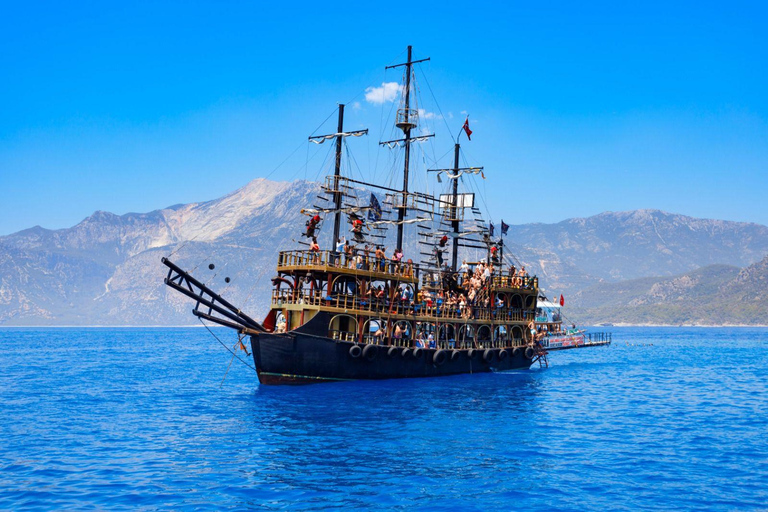 Oludeniz: Pirate Boat Tour with Lunch & Swim Stops Full-Day Pirate Boat Tour with Lunch