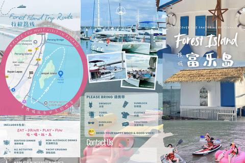 Penang: Forest Island Cruise with Dinner and Activities