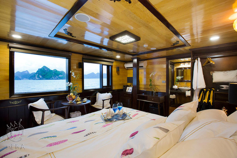 Hanoi: 3D2N Ha Long, Lan Ha Bay by Hera Grand Luxury Cruise From Halong (Check-in at 11:00 AM)