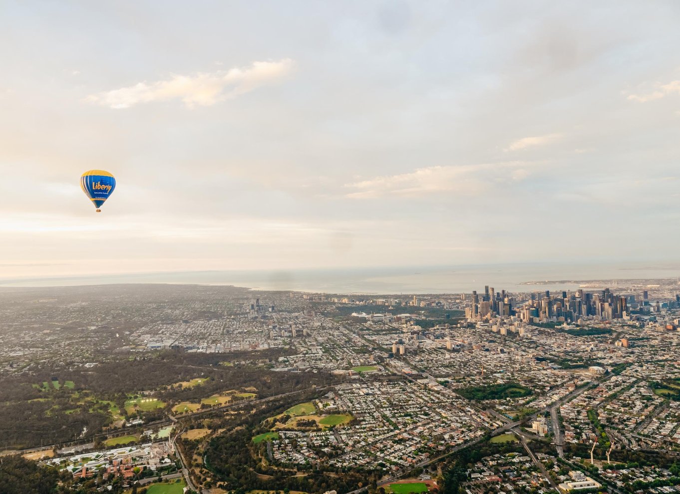 Melbourne: Ballonflyvning ved solopgang