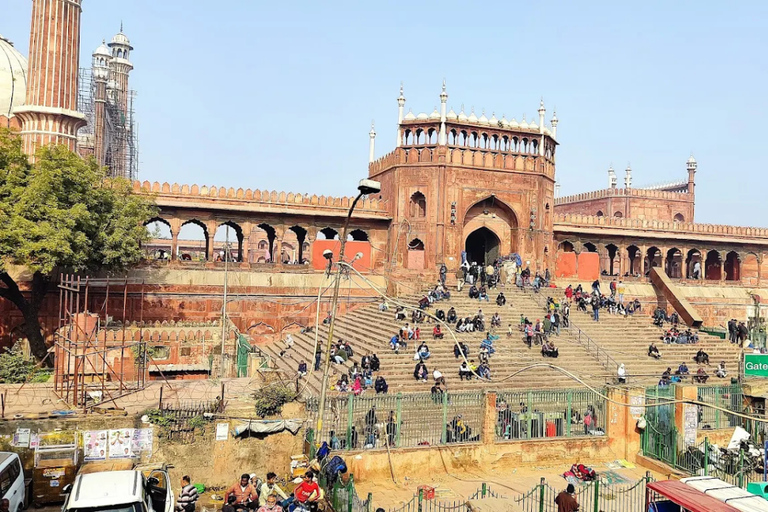 Nueva Delhi: Fuerte Rojo, Jama Masjid y Chandni Chowk con almuerzoTour por el Fuerte Rojo, Jama Masjid y Chandni Chowk