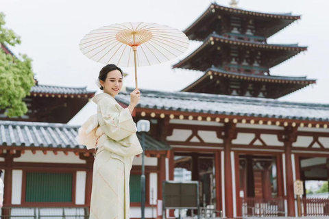 Osaka: Kimono or Yukata Rental &Photos Service Options 【Ladies】Kimono or Yukata Rental