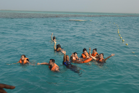 Zatoka Safaga/Makadi: Panoramiczna łódź podwodna z nurkowaniem