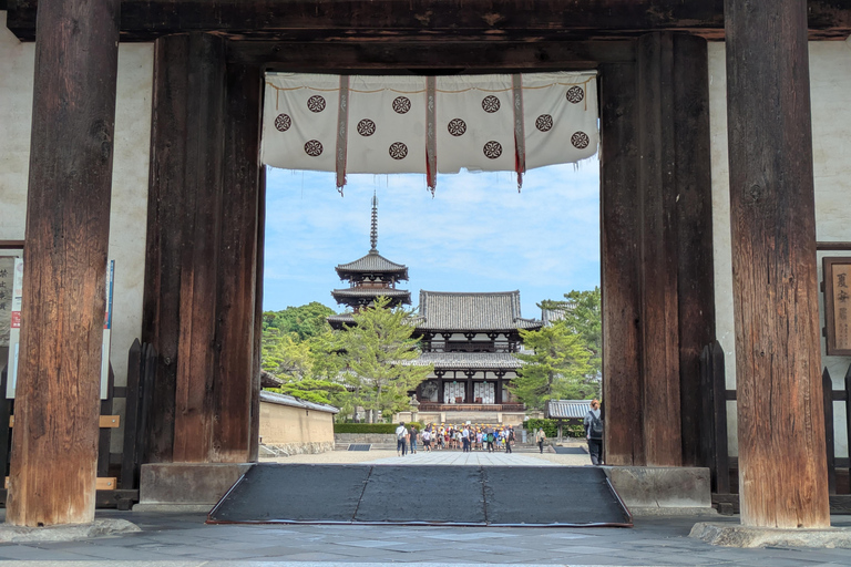 From Osaka: Horyuji Temple and Mount Ikoma Day Tour