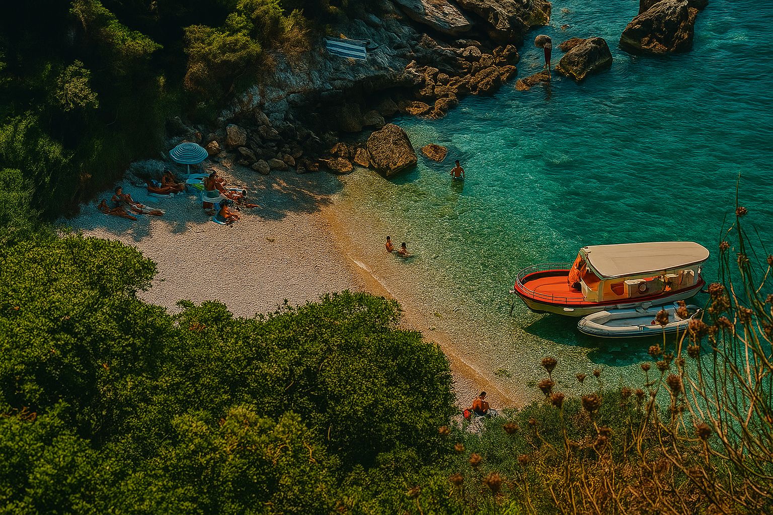 Ulcinj: Crystal Beach & Old Ulcinj Tagestour mit Mittagessen