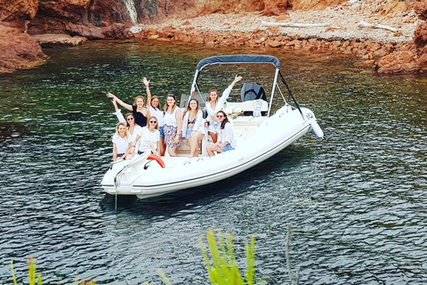 Saint-Raphaël/Fréjus: Evjf/Evg boat trip, fun and adventure in the Var