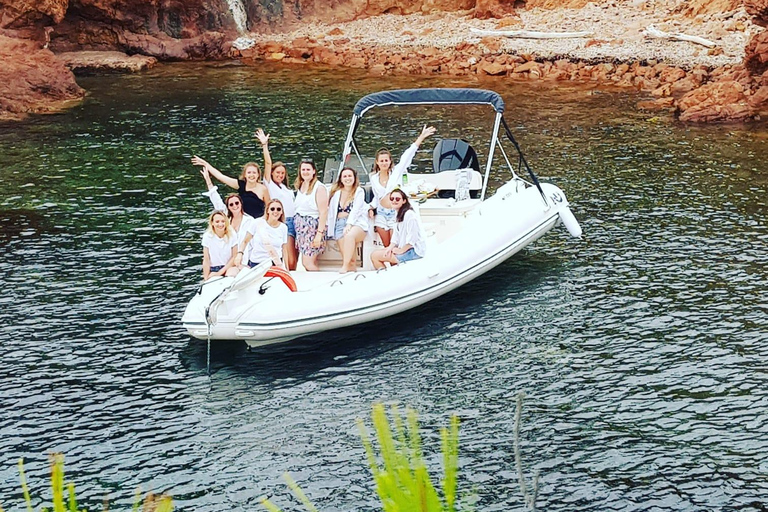 Saint-Raphaël/Fréjus: Evjf/Evg boat trip, fun and adventure in the Var