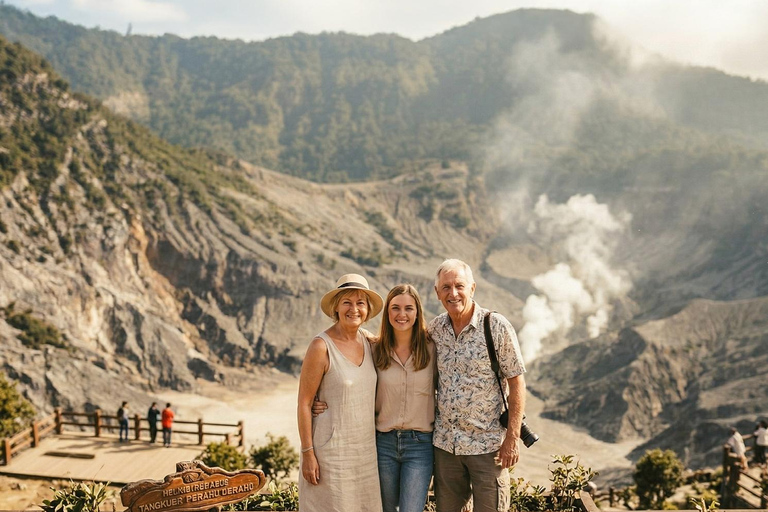 Jakarta to Bandung: Whoosh Train, Tea & Floating Market Bandung : Highlands & Floating Market Day Tour from Jakarta