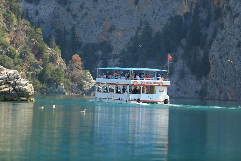 Alanya: Green Canyon Boat Tour with Lunch & Hotel Transfer