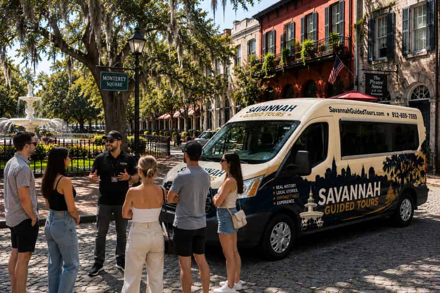 Geführte Tour durch Savannah im offenen Cruiser – kostenlose Parkplätze. Foto: GetYourGuide Geführte Tour durch Savannah im offenen Cruiser – kostenlose Parkplätze. Foto: GetYourGuide