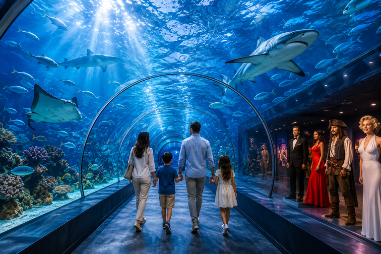 Antalya: Aquarium & Wax Museum Entry with Hotel Transfer Transfer from Kemer Hotels