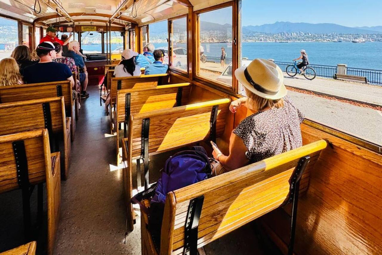 Vancouver: Stanley Park Trolley Hop On Hop Off Shuttle Stanley Park: Classic Trolley Shuttle 2 Day Pass