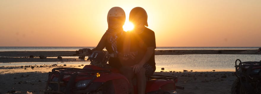 Hurghada : sortie quad au lever du jour, lagon bleu et petit déjeuner