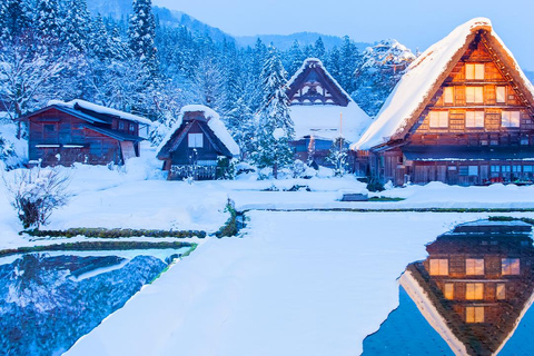 Shirakawa-go Snow Illumination Festival Tour from Nagoya VIP Small group up to 9-guests