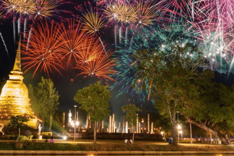 Bangkok: Sukhothai Loy Krathong Magic Day & Night Festival Bangkok: MBK Meeting Point in English