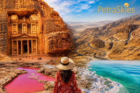 2-Day Petra, Dead Sea, Pink Lake & Indiana Jones Road Trip