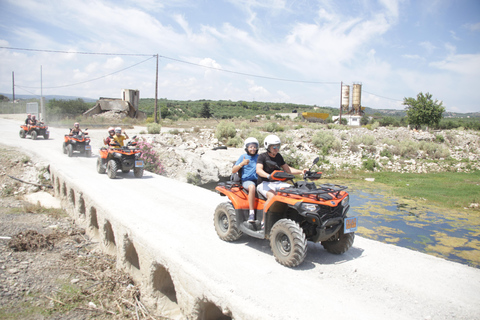 Desde Rethymno Panormo Bali: Excursión en Quad Safari de 57 km, 4 horasUn quad ATV para 2