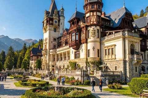 3 Castles from Bucharest: Wednesday, Peles & Dracula Castles MINIVAN Bucharest: Wednesday, Peles & Dracula Castles Tour