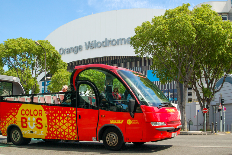 Marseille: Panorama-Tour mit dem Hop-On-Hop-Off-ColorbusColorbus Rote Linie