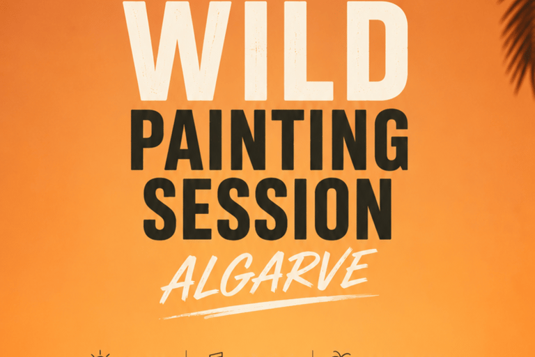 Sunset Beach Painting with Afro/RnB in Albufeira, Portugal