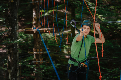 NOD Adventure Park Entry Ticket with 5 Courses & Ziplines