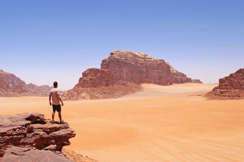 Désert du Wadi Rum : visite d&#039;une demi-journée en jeep (matin ou coucher de soleil)