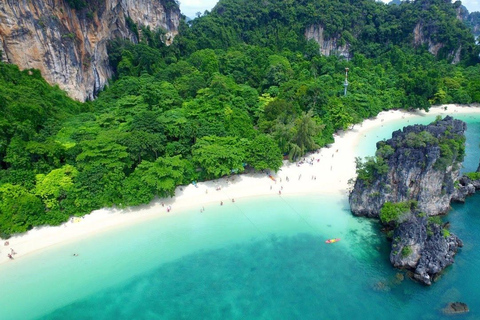 Krabi: tour di un giorno delle Isole Hong in barca a coda lunga