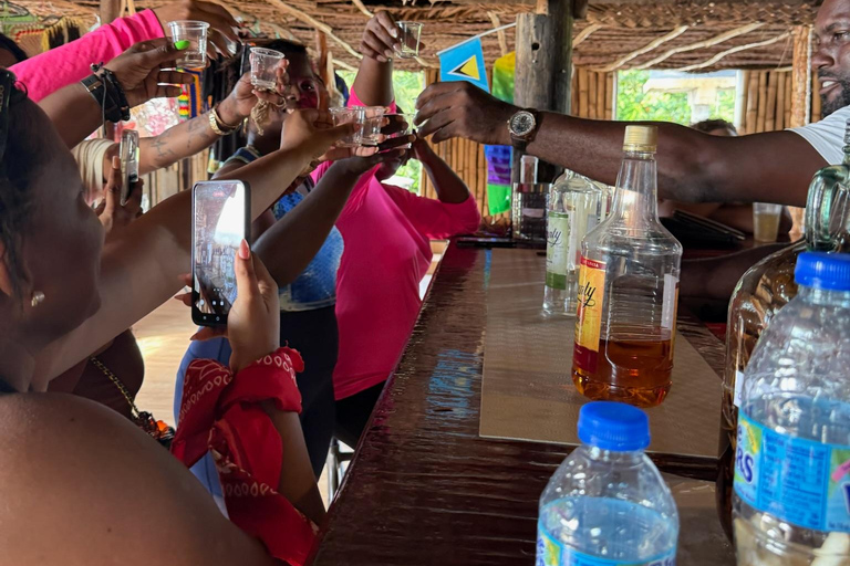 St. Lucia: ATV Tour with Beach Ride and Rum Tasting St Lucia ATV Tour: Waterfall, Plantation, Beach & Distillery