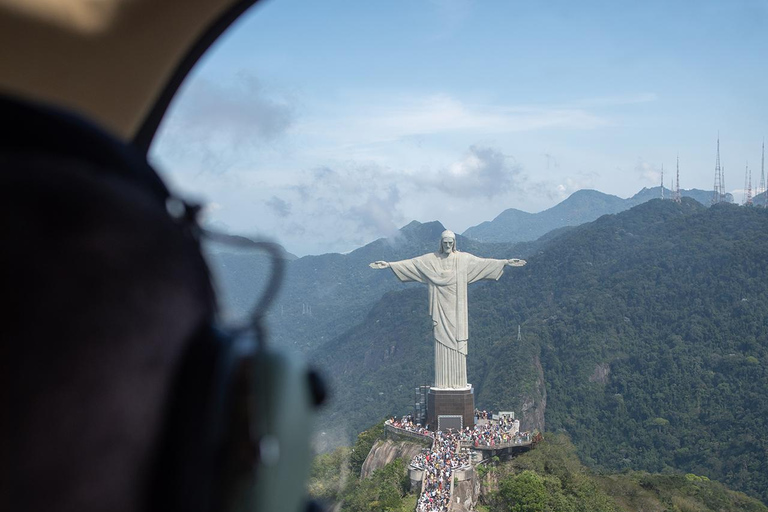 Rio de Janeiro: Wycieczka helikopterem z transferem do hotelu