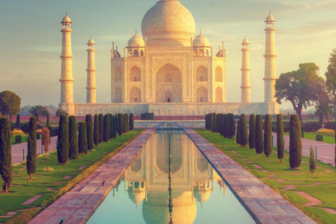 From Delhi: 2 Day Agra, Jaipur & Fatehpur Tour with 5* Hotel From Delhi: Private Car & Guide For Tour (No hotel & Ticket)