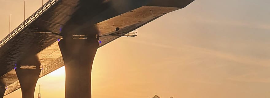 Baie de Cadix : Tour en bateau au coucher du soleil 