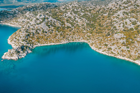 Von Ucagiz aus: Tagestour nach Kekova mit dem BootTagestour von Ucagiz zur Insel Kekova mit dem Boot