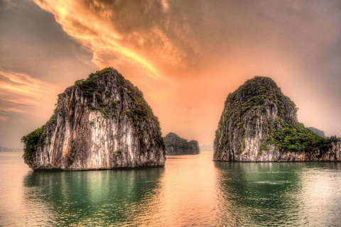 From Hanoi: Ha Long Bay 1 Day Tour With A Luxury Cruise Private Tour Guide & Shared Car Transfer & Shared Cruise