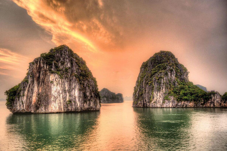 From Hanoi: Ha Long Bay 1 Day Tour With A Luxury Cruise Private Tour Guide & Shared Car Transfer & Shared Cruise
