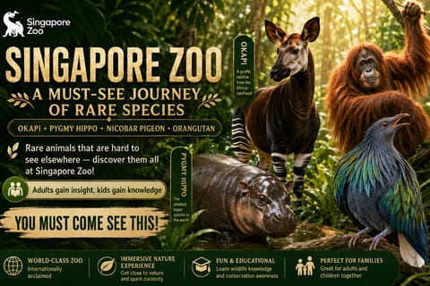 Singapore Zoo: Unique Insider Wildlife Tour & Ticket & Show - Image 2