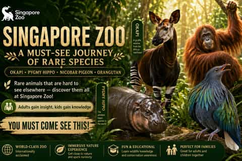 Singapore Zoo: Unique Insider Wildlife Tour & Ticket & Show - Image 3