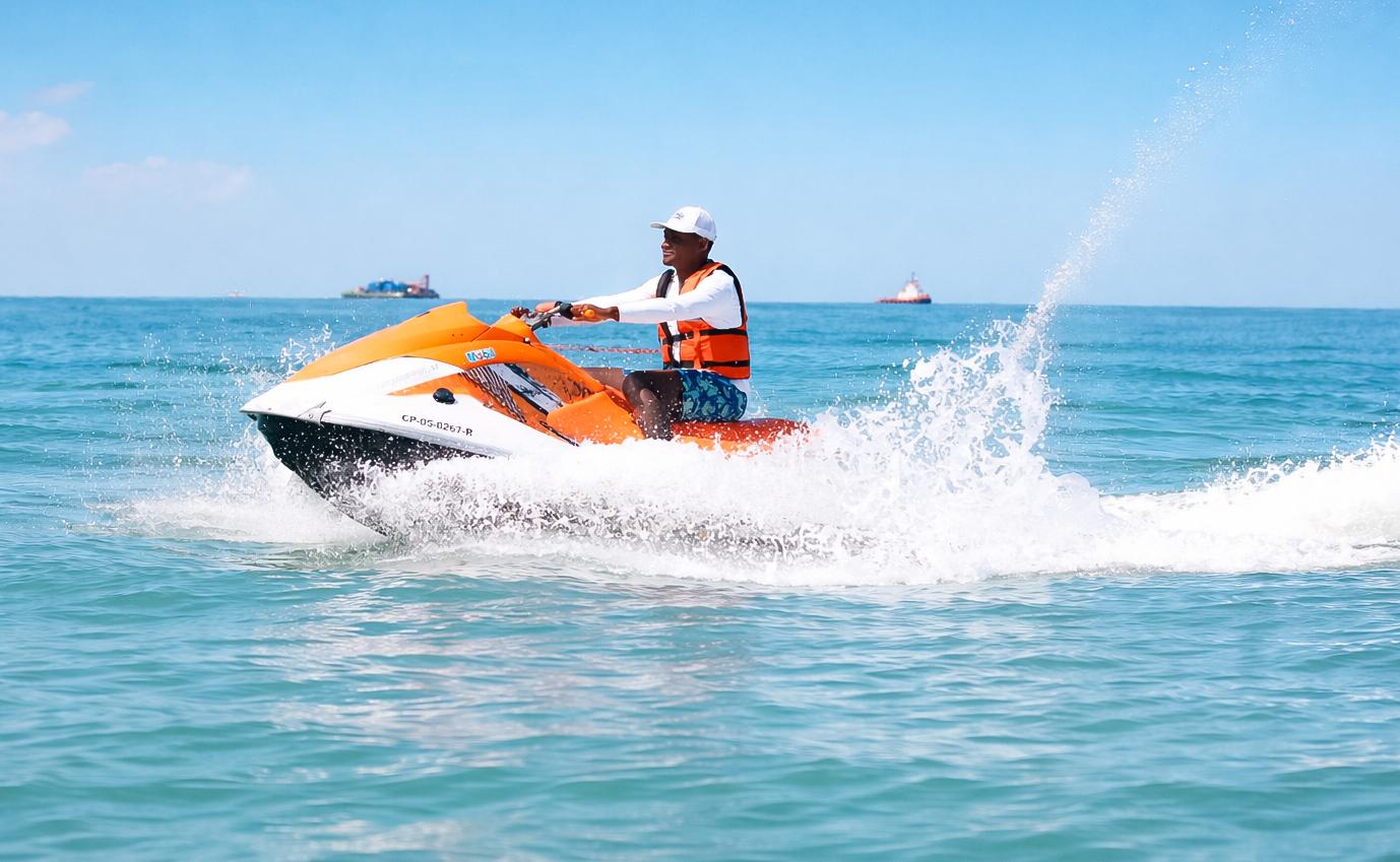 Cartagena: Jetski-Abenteuer & optionales Drohnenvideo KOLUMBIEN