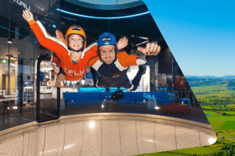 Gold Coast: Hot Air Balloon Flight & IFLY Experience