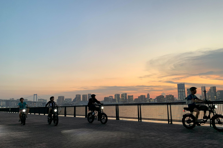 Tokyo Bay Area 3h E-bike guidad cykeltur från Tsukiji