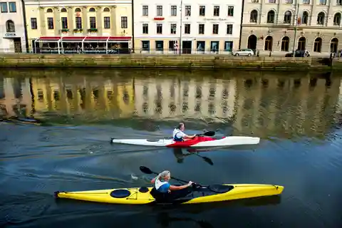 Kajakuthyrning i centrala Göteborg!