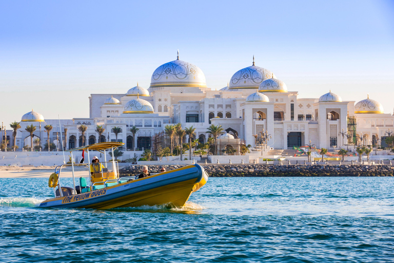 Abu Dhabi: Guided Speedboat Sightseeing Tour Guided Speedboat Tour from Yas Bay