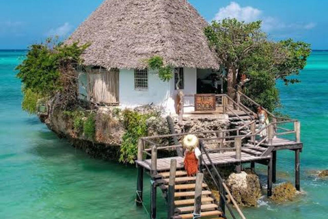 ZANZIBAR: Stone Town, zeesterren, met lagune en de rotsPRIVÉTOUR MET TRANSFER INBEGREPEN