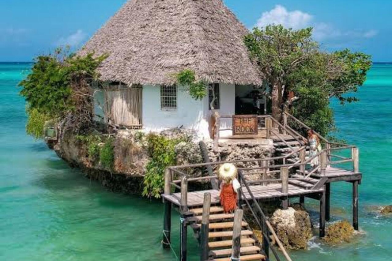 ZANZIBAR: Stone Town, zeesterren, met lagune en de rotsPRIVÉTOUR MET TRANSFER INBEGREPEN