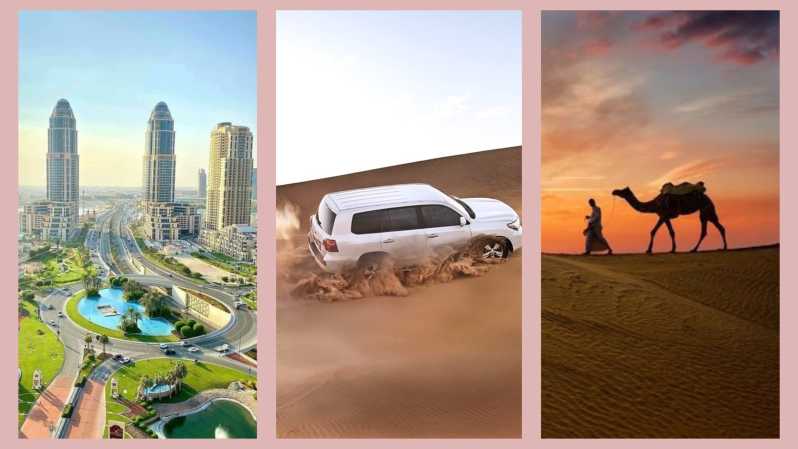 Doha: tour combinato della città di un'intera giornata e safari nel deserto
