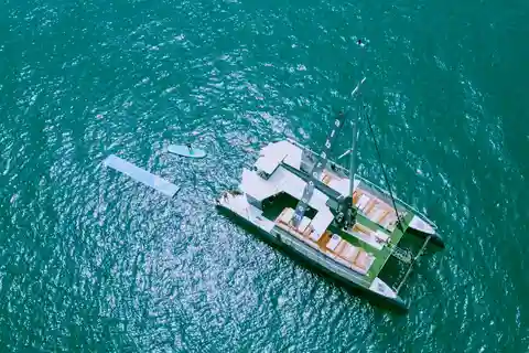 Cadiz capital:Catamarán Experience paseo con baño y almuerzo