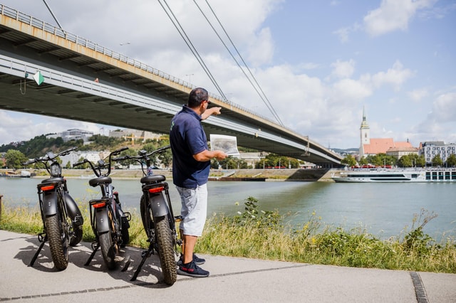 Bratislava: City and Iron Curtain and Bunker by E-Bike Tour